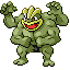 #068 Machamp sprite Rojo Fuego / Verde Hoja Shiny