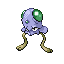 #072 Tentacool sprite Rojo Fuego / Verde Hoja Shiny