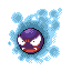 #092 Gastly sprite Rojo Fuego / Verde Hoja Shiny