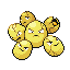#102 Exeggcute sprite Rojo Fuego / Verde Hoja Shiny
