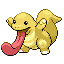 #108 Lickitung sprite Rojo Fuego / Verde Hoja Shiny
