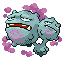#110 Weezing sprite Rojo Fuego / Verde Hoja Shiny
