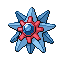 #121 Starmie sprite Rojo Fuego / Verde Hoja Shiny