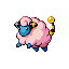 #179 Mareep sprite Rojo Fuego / Verde Hoja Shiny