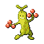 #185 Sudowoodo sprite Rojo Fuego / Verde Hoja Shiny