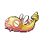 #206 Dunsparce sprite Rojo Fuego / Verde Hoja Shiny