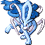 #245 Suicune sprite Rojo Fuego / Verde Hoja Shiny