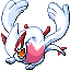 #249 Lugia sprite Rojo Fuego / Verde Hoja Shiny