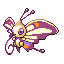 #267 Beautifly sprite Rojo Fuego / Verde Hoja Shiny