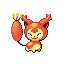 #300 Skitty sprite Rojo Fuego / Verde Hoja Shiny