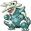 #306 Aggron sprite Rojo Fuego / Verde Hoja Shiny