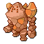 #377 Regirock sprite Rojo Fuego / Verde Hoja Shiny