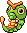#010 Caterpie sprite Rubí / Zafiro
