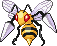 #015 Beedrill sprite Rubí / Zafiro