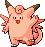 #036 Clefable sprite Rubí / Zafiro