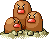 #051 Dugtrio sprite Rubí / Zafiro