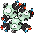 #082 Magneton sprite Rubí / Zafiro