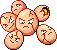 #102 Exeggcute sprite Rubí / Zafiro