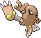 #106 Hitmonlee sprite Rubí / Zafiro