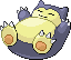 #143 Snorlax sprite Rubí / Zafiro