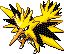 #145 Zapdos sprite Rubí / Zafiro