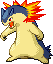 #157 Typhlosion sprite Rubí / Zafiro