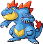 #160 Feraligatr sprite Rubí / Zafiro
