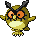#163 Hoothoot sprite Rubí / Zafiro