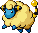 #179 Mareep sprite Rubí / Zafiro