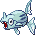 #223 Remoraid sprite Rubí / Zafiro
