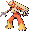 #257 Blaziken sprite Rubí / Zafiro