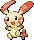 #311 Plusle sprite Rubí / Zafiro
