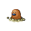 #050 Diglett sprite Rubí / Zafiro Shiny