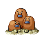 #051 Dugtrio sprite Rubí / Zafiro Shiny