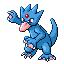 #055 Golduck sprite Rubí / Zafiro Shiny