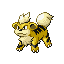 #058 Growlithe sprite Rubí / Zafiro Shiny
