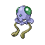 #072 Tentacool sprite Rubí / Zafiro Shiny