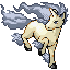 #078 Rapidash sprite Rubí / Zafiro Shiny