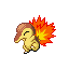 #155 Cyndaquil sprite Rubí / Zafiro Shiny