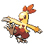 #256 Combusken sprite Rubí / Zafiro Shiny
