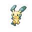 #312 Minun sprite Rubí / Zafiro Shiny