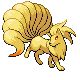 #038 Ninetales sprite Diamante / Perla