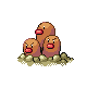 #051 Dugtrio sprite Diamante / Perla