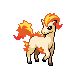 #077 Ponyta sprite Diamante / Perla