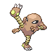 #106 Hitmonlee sprite Diamante / Perla