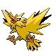 #145 Zapdos sprite Diamante / Perla