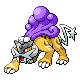 #243 Raikou sprite Diamante / Perla