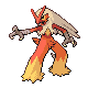 #257 Blaziken sprite Diamante / Perla