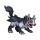 #262 Mightyena sprite Diamante / Perla