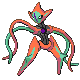 #386 Deoxys Ataque sprite Diamante / Perla